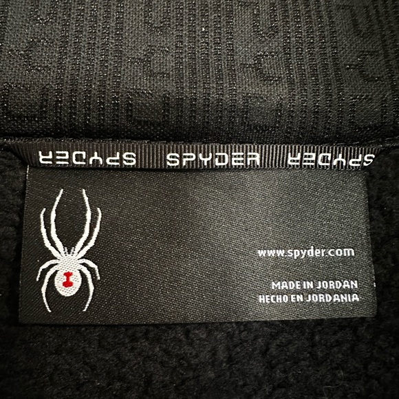 Mens Black Spyder Insulated Jacket (L) - Picture 3 of 3